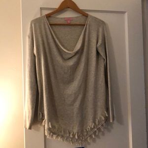 Lily Pulitzer tassel sweater
